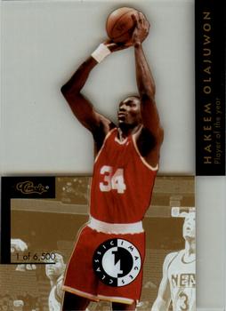 1993-94 Classic Images Four Sport - Acetates #4 Hakeem Olajuwon Front