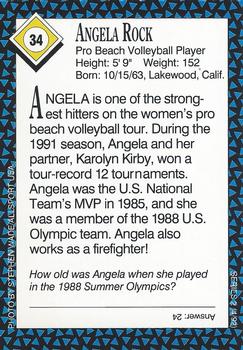 1992 Sports Illustrated for Kids #34 Angela Rock Back