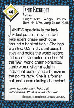 1992 Sports Illustrated for Kids #44 Janie Eickhoff Back