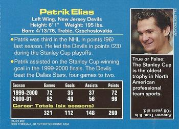 2001 Sports Illustrated for Kids #82 Patrik Elias Back