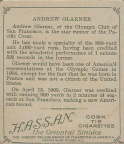 1910 Champions (T218) #NNO Andrew Glarner Back