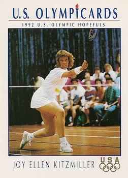 1992 Impel Olympicards: 1992 U.S. Olympic Hopefuls #5 Joy Ellen Kitzmiller Front