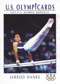 1992 Impel Olympicards: 1992 U.S. Olympic Hopefuls #45 Jarrod Hanks Front