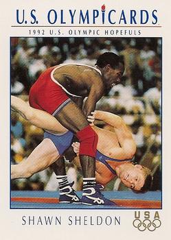 1992 Impel Olympicards: 1992 U.S. Olympic Hopefuls #107 Shawn Sheldon Front