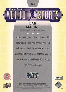2011 Upper Deck World of Sports #141 Dan Marino Back