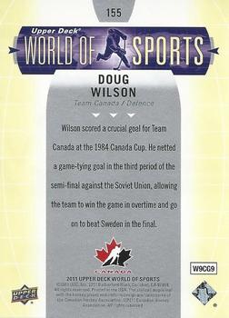 2011 Upper Deck World of Sports #155 Doug Wilson Back