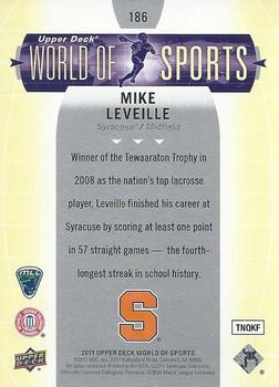 2011 Upper Deck World of Sports #186 Mike Leveille Back
