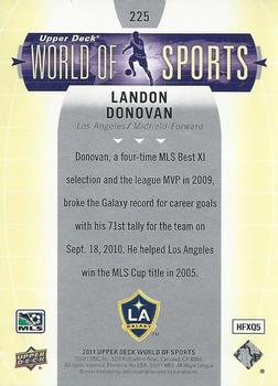 2011 Upper Deck World of Sports #225 Landon Donovan Back