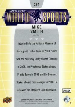 2011 Upper Deck World of Sports #294 Mike Smith Back