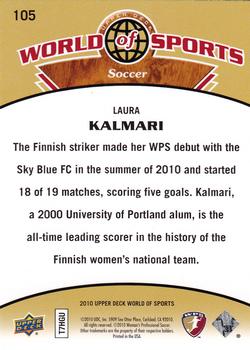 2010 Upper Deck World of Sports #105 Laura Kalmari Back