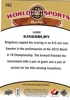 2010 Upper Deck World of Sports #162 Laurie Kingsbury Back