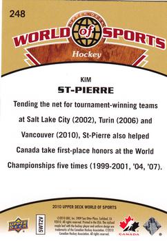 2010 Upper Deck World of Sports #248 Kim St-Pierre Back