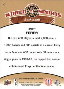 2010 Upper Deck World of Sports #9 Danny Ferry Back