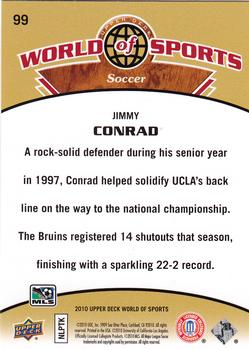 2010 Upper Deck World of Sports #99 Jimmy Conrad Back