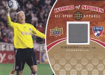 2010 Upper Deck World of Sports - All-Sport Apparel Memorabilia #ASA-30 Kevin Hartman Front