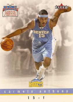 2004 National Trading Card Day #8 Carmelo Anthony Front