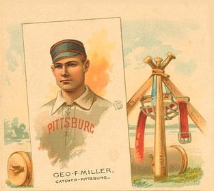 1888 Allen & Ginter World's Champions (N43) #NNO George F. Miller Front
