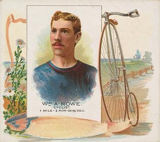 1888 Allen & Ginter World's Champions (N43) #NNO Wm. A. Rowe Front
