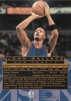 1997 Score Board Visions Signings #20 John Wallace Back