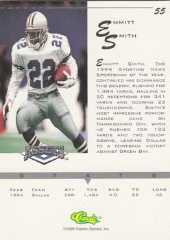 1994-95 Classic Assets #55 Emmitt Smith Back