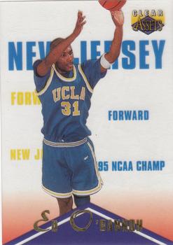 1996 Classic Clear Assets #12 Ed O'Bannon Front