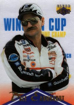 1996 Classic Clear Assets #64 Dale Earnhardt Front