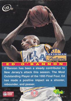 1996 Classic Visions #133 Ed O'Bannon Back