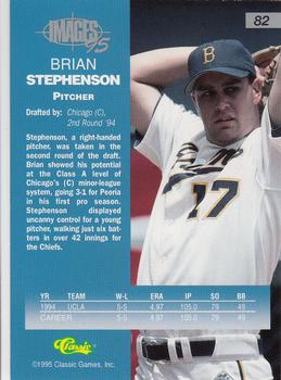 1995 Classic Images Four Sport #82 Brian Stephenson Back