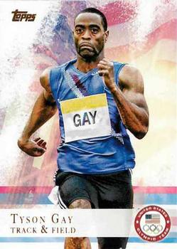 2012 Topps U.S. Olympic Team & Hopefuls #10 Tyson Gay Front