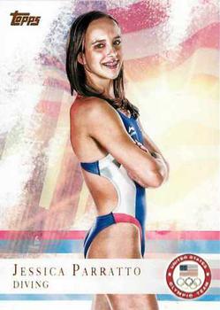 2012 Topps U.S. Olympic Team & Hopefuls #16 Jessica Parratto Front