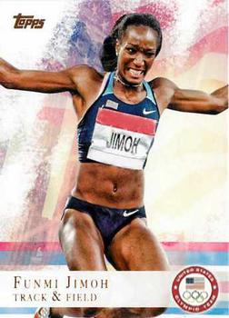 2012 Topps U.S. Olympic Team & Hopefuls #42 Funmi Jimoh Front