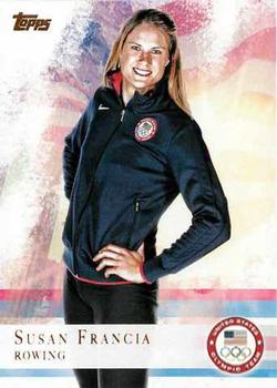 2012 Topps U.S. Olympic Team & Hopefuls #57 Susan Francia Front