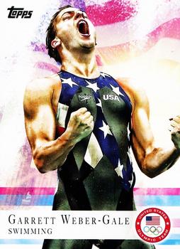 2012 Topps U.S. Olympic Team & Hopefuls #77 Garrett Weber-Gale Front