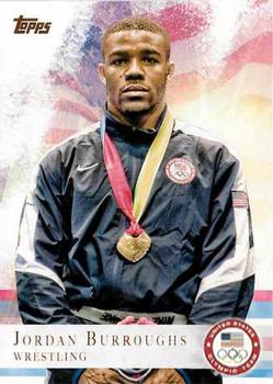 2012 Topps U.S. Olympic Team & Hopefuls #85 Jordan Burroughs Front