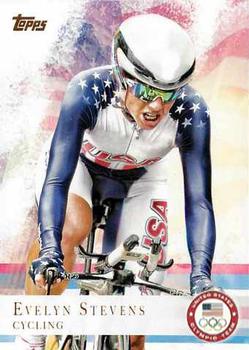 2012 Topps U.S. Olympic Team & Hopefuls #96 Evelyn Stevens Front