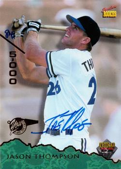 1995 Signature Rookies Tetrad - Autographs #46 Jason Thompson Front