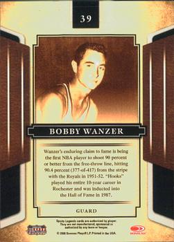 2008 Donruss Sports Legends #39 Bobby Wanzer Back