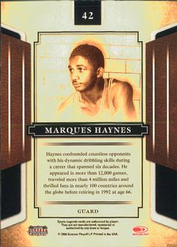 2008 Donruss Sports Legends #42 Marques Haynes Back