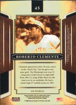 2008 Donruss Sports Legends #45 Roberto Clemente Back