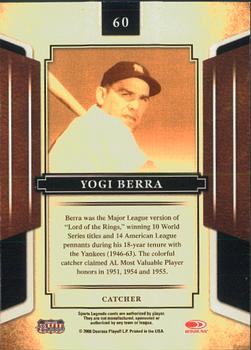 2008 Donruss Sports Legends #60 Yogi Berra Back