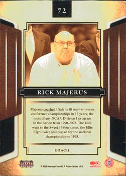 2008 Donruss Sports Legends #72 Rick Majerus Back