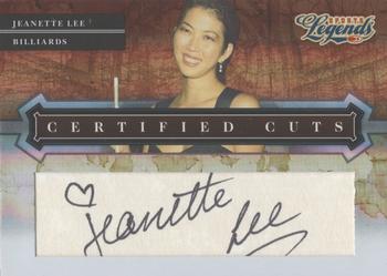 2008 Donruss Sports Legends - Certified Cuts #CC-25 Jeanette Lee Front