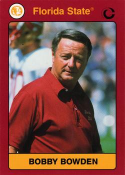 1990-91 Collegiate Collection Florida State Seminoles #86 Bobby Bowden Front