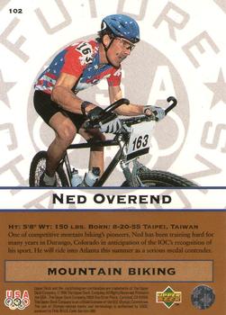 1996 Upper Deck USA Olympicards #102 Ned Overend Back