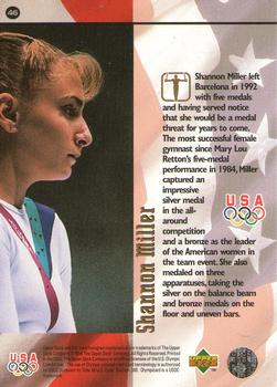 1996 Upper Deck USA Olympicards #46 Shannon Miller Back