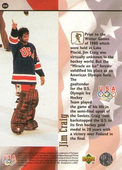 1996 Upper Deck USA Olympicards #68 Jim Craig Back
