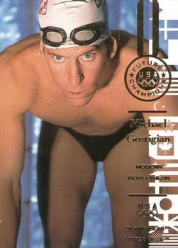 1996 Upper Deck USA Olympicards #97 Michael Gostigian Front