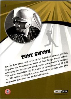 2009 Press Pass Fusion #3 Tony Gwynn Back