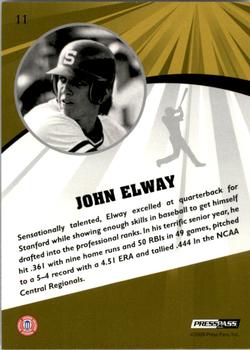2009 Press Pass Fusion #11 John Elway Back