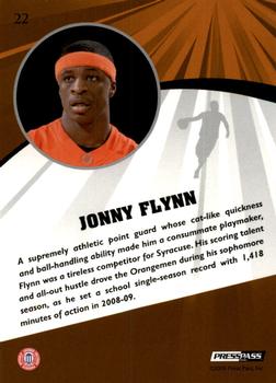 2009 Press Pass Fusion #22 Jonny Flynn Back